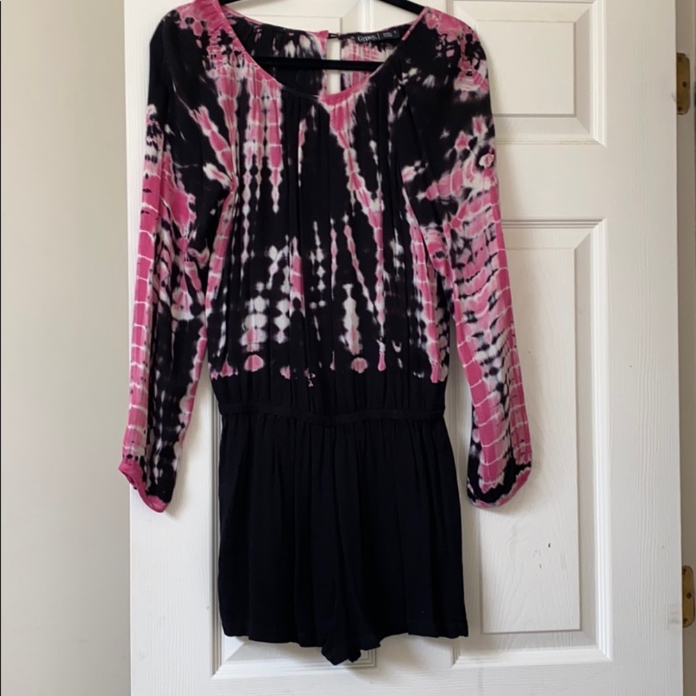 Gypsy Village tie dye romper small